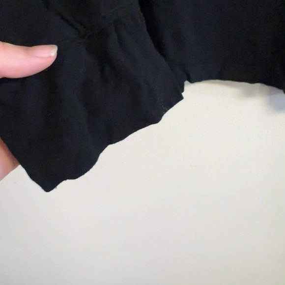 Skims Black Button Front Pajama Top M - Picture 6 of 9